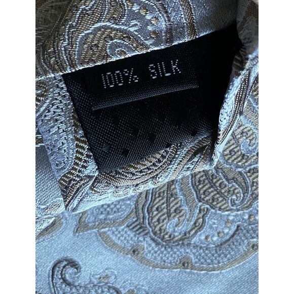Zianetti Italian Silk Paisley Tie Luxury Designer Neckwear Classic Gift Idea - Picture 5 of 6
